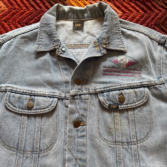 Vintage | Lee Wolf Denim Jacket - Picture 4 of 5